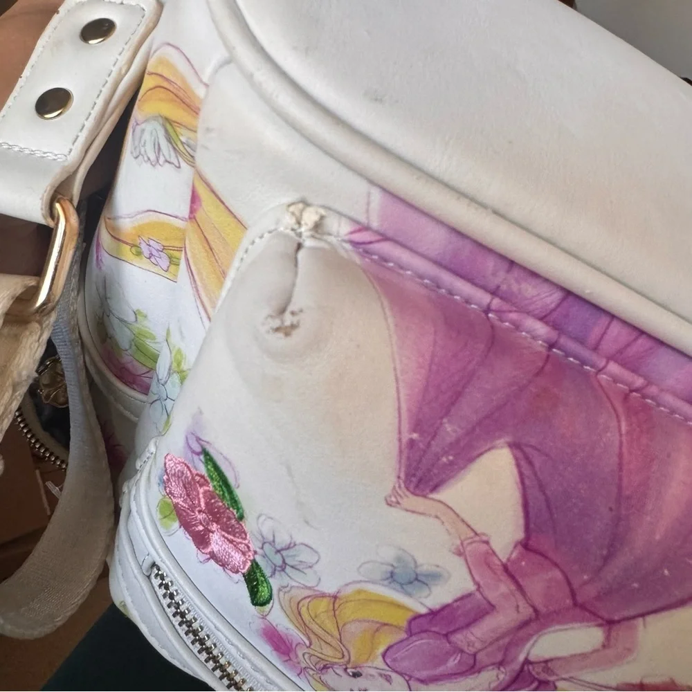 Danielle Nicole Disney Tangled Rapunzel Flow Hair mini backpack. - Picture 13 of 13